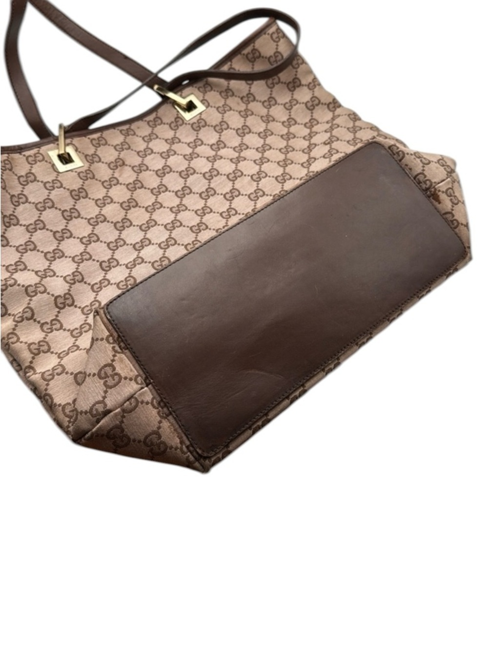 Authentic Vintage Gucci Brown Tote - Picture 10 of 11
